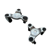 Maxbell 2xIron Triangular Home Moving Tools Furniture Roller Mover Set Yellow