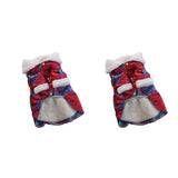Maxbell 2PCS Female Pet Dog  Princess Dress Clothes Costume Skirt Apparel Red_M/L