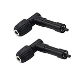 Maxbell 2xRight Angle Bend Extension 90 Degree Drill Adaptor Electric Drill Tool