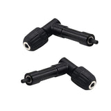 Maxbell 2xRight Angle Bend Extension 90 Degree Drill Adaptor Electric Drill Tool