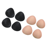 Maxbell 4 Pairs Female Bra Pad Inserts Push Up Sponge for Swimwear Sportwear 10m