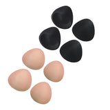 Maxbell 4 Pairs Female Bra Pad Inserts Push Up Sponge for Swimwear Sportwear 10m