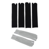 Maxbell 3 Pairs Split 2 Toe Flip Flop Socks Tabi/Ninja/Geta Socks Unisex Gray+Black