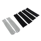 Maxbell 3 Pairs Split 2 Toe Flip Flop Socks Tabi/Ninja/Geta Socks Unisex Gray+Black