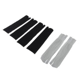Maxbell 3 Pairs Split 2 Toe Flip Flop Socks Tabi/Ninja/Geta Socks Unisex Gray+Black