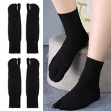 Maxbell 2 Pairs Split 2-Toe Flip Flop Socks Tabi / Ninja / Geta Socks Unisex Black