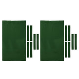 2x Wool Blend  Billiard Pool Table Cloth Snooker Felt Cushion 8ft Green
