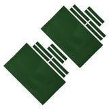 2x Wool Blend  Billiard Pool Table Cloth Snooker Felt Cushion 8ft Green