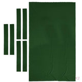 2x Wool Blend  Billiard Pool Table Cloth Snooker Felt Cushion 8ft Green