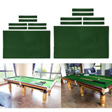 8ft  Wool Blend  Billiard Pool Table Cloth Snooker Felt Cushion Green