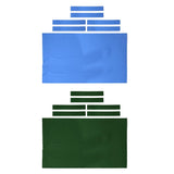 8ft Wool Blend  Billiard Pool Table Cloth Snooker Felt Cushion Green Blue