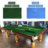 8ft Wool Blend  Billiard Pool Table Cloth Snooker Felt Cushion Green Blue
