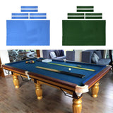 8ft Wool Blend  Billiard Pool Table Cloth Snooker Felt Cushion Green Blue