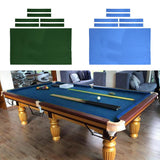 8ft Wool Blend  Billiard Pool Table Cloth Snooker Felt Cushion Green Blue