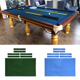 8ft Wool Blend  Billiard Pool Table Cloth Snooker Felt Cushion Green Blue