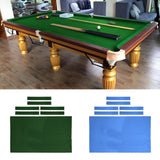 8ft Wool Blend  Billiard Pool Table Cloth Snooker Felt Cushion Green Blue