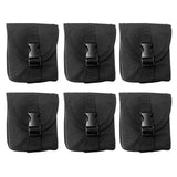 Maxbell 6pcs Durable Diving Weight Pocket Strong Replacement Dive Belt Pouch Pack