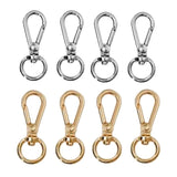 Maxbell 8 Metal Swivel Clasps Lanyard Snap Hook Lobster Claw Clasp Jewelry Findings