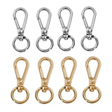 Maxbell 8 Metal Swivel Clasps Lanyard Snap Hook Lobster Claw Clasp Jewelry Findings