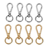Maxbell 8 Metal Swivel Clasps Lanyard Snap Hook Lobster Claw Clasp Jewelry Findings