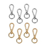 Maxbell 8 Metal Swivel Clasps Lanyard Snap Hook Lobster Claw Clasp Jewelry Findings