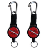 Maxbell 2pcs Stretchable Diving Webbing Hook Lanyard Fin Mask Gear Retractor Clip