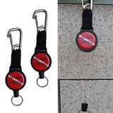 Maxbell 2pcs Stretchable Diving Webbing Hook Lanyard Fin Mask Gear Retractor Clip
