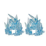 Maxbell 2xAction Figure Effects Ice Display Stand for DIY Dolls Accessories