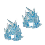 Maxbell 2xAction Figure Effects Ice Display Stand for DIY Dolls Accessories