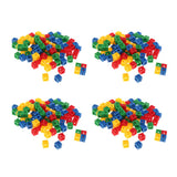 Maxbell 400x Early Education Baby Gifts  Math Link Cubes 4 Colors