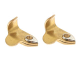 Maxbell 2x Sax Saxophone Thumb Finger Protector Wind Instrument Tool Accessory Gold
