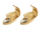Maxbell 2x Sax Saxophone Thumb Finger Protector Wind Instrument Tool Accessory Gold