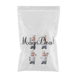 Maxbell 4Pcs Resin Chef Kitchen Decor Table Centerpiece Figurine Home Collectible