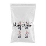 Maxbell 4Pcs Resin Chef Kitchen Decor Table Centerpiece Figurine Home Collectible