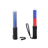 Maxbell 2Pcs 26cm 4 Mode Traffic Baton Light Stick LED Warning Torch Flashlight