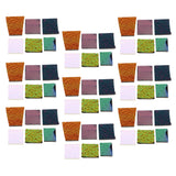 Maxbell Dichroic Glass Scraps coe 90 Fusible Glass for DIY Jewelry Making Crafts