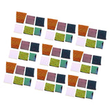 Maxbell Dichroic Glass Scraps coe 90 Fusible Glass for DIY Jewelry Making Crafts