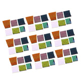 Maxbell Dichroic Glass Scraps coe 90 Fusible Glass for DIY Jewelry Making Crafts