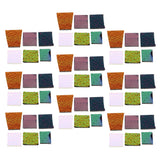 Maxbell Dichroic Glass Scraps coe 90 Fusible Glass for DIY Jewelry Making Crafts