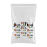 Maxbell Dichroic Glass Scraps coe 90 Fusible Glass for DIY Jewelry Making Crafts