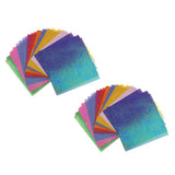 Maxbell 100 PCS Colored Pearl Paper Handmade DIY Folding Craft Paper