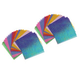 Maxbell 100 PCS Colored Pearl Paper Handmade DIY Folding Craft Paper