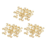 Maxbell 60pcs Metal Flower Shape Slices DIY Charms Pendant Making Accessories Golden