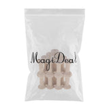 Maxbell 20Pcs Wooden Empty Spools for Wire Thread Bobbins Cord Coils 3.5 x 6cm