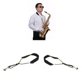 Maxbell 2pcs Adjustable Saxophone Neck Strap for Wind Instrument Parts
