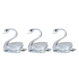 Maxbell Romantic Clear Crystal Rhinestone Swan in Packing Box Wedding Party Favors