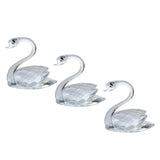 Maxbell Romantic Clear Crystal Rhinestone Swan in Packing Box Wedding Party Favors