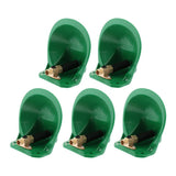 Maxbell 5 Pcs Automatic Water Bowl for Sheep Goat Piglet with Metal Valve Flow Valve