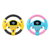 Maxbell 2Pieces Simulated Steering Wheel Toy Pretend Adventure Toy for Kids