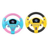 Maxbell 2Pieces Simulated Steering Wheel Toy Pretend Adventure Toy for Kids